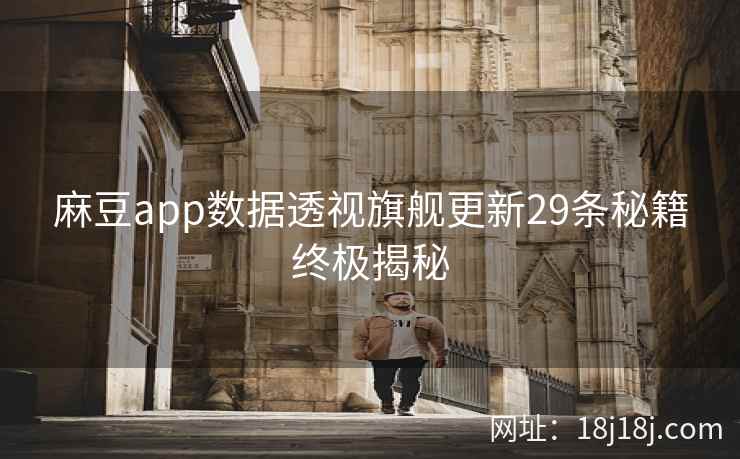 麻豆app数据透视旗舰更新29条秘籍终极揭秘