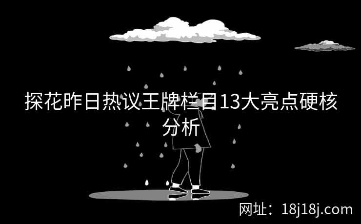 探花昨日热议王牌栏目13大亮点硬核分析