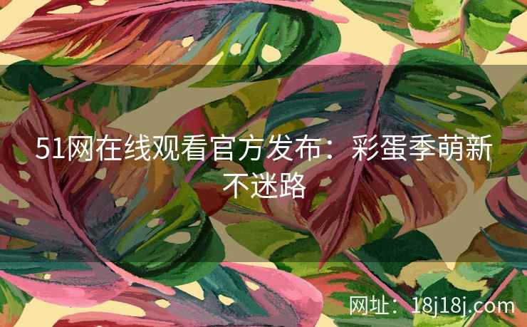 51网在线观看官方发布：彩蛋季萌新不迷路