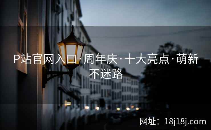P站官网入口·周年庆·十大亮点·萌新不迷路